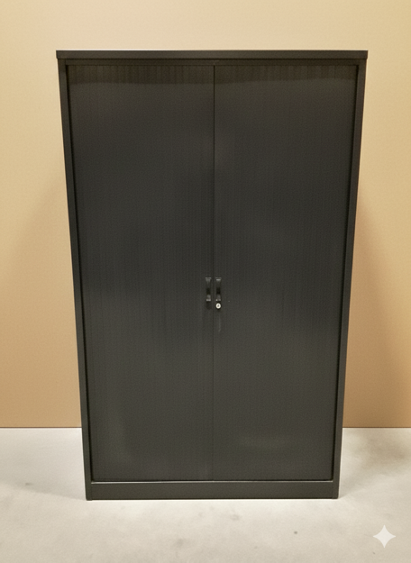 Afbeeldingen van KB - Hoge zwarte rolluikkast